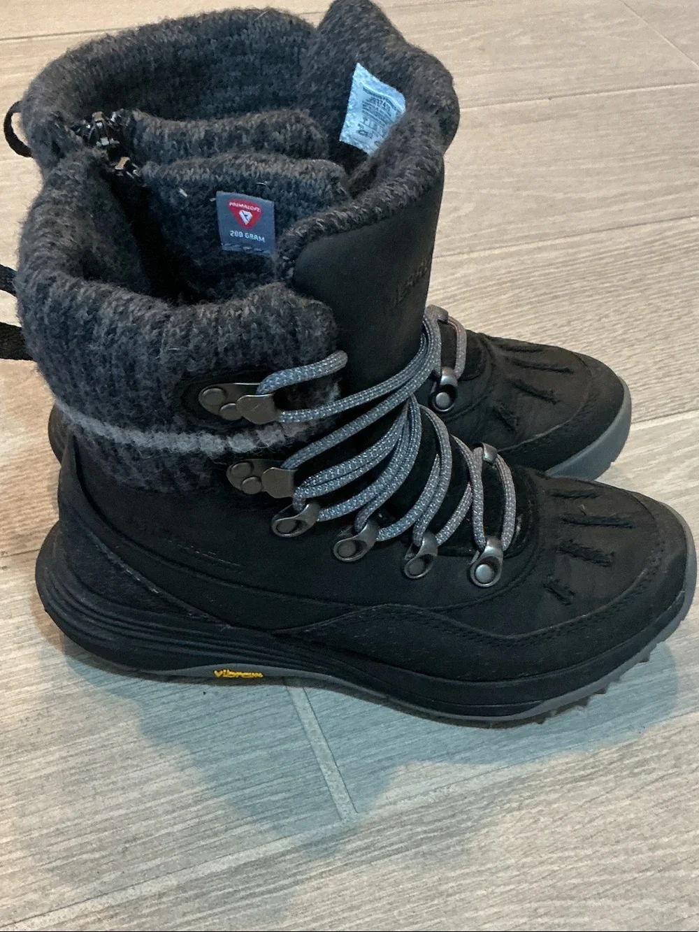 Merrell Siren 4 Thermo Women's Black Winter Waterproof Boots Sz 5 J037410 Vibram